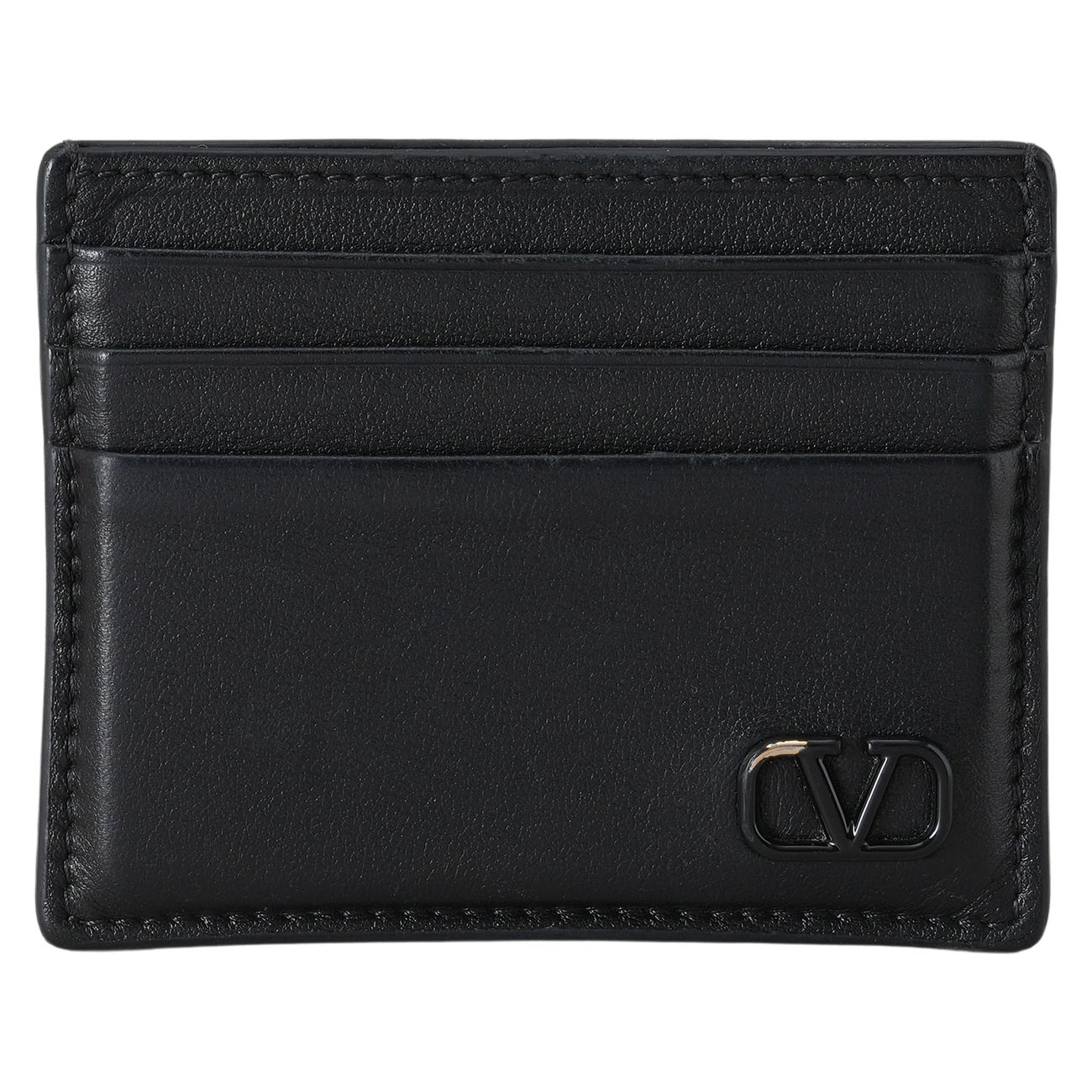 VALENTINO(USED)발렌티노 V로고 레더 카드지갑