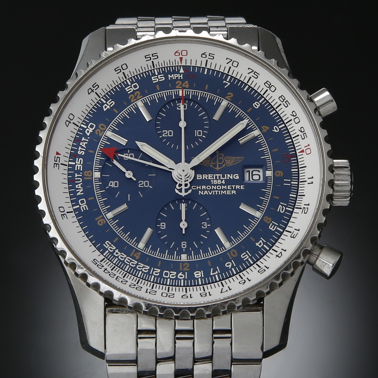 BREITLING(USED)브라이틀링 네비타이머 월드 A2432212