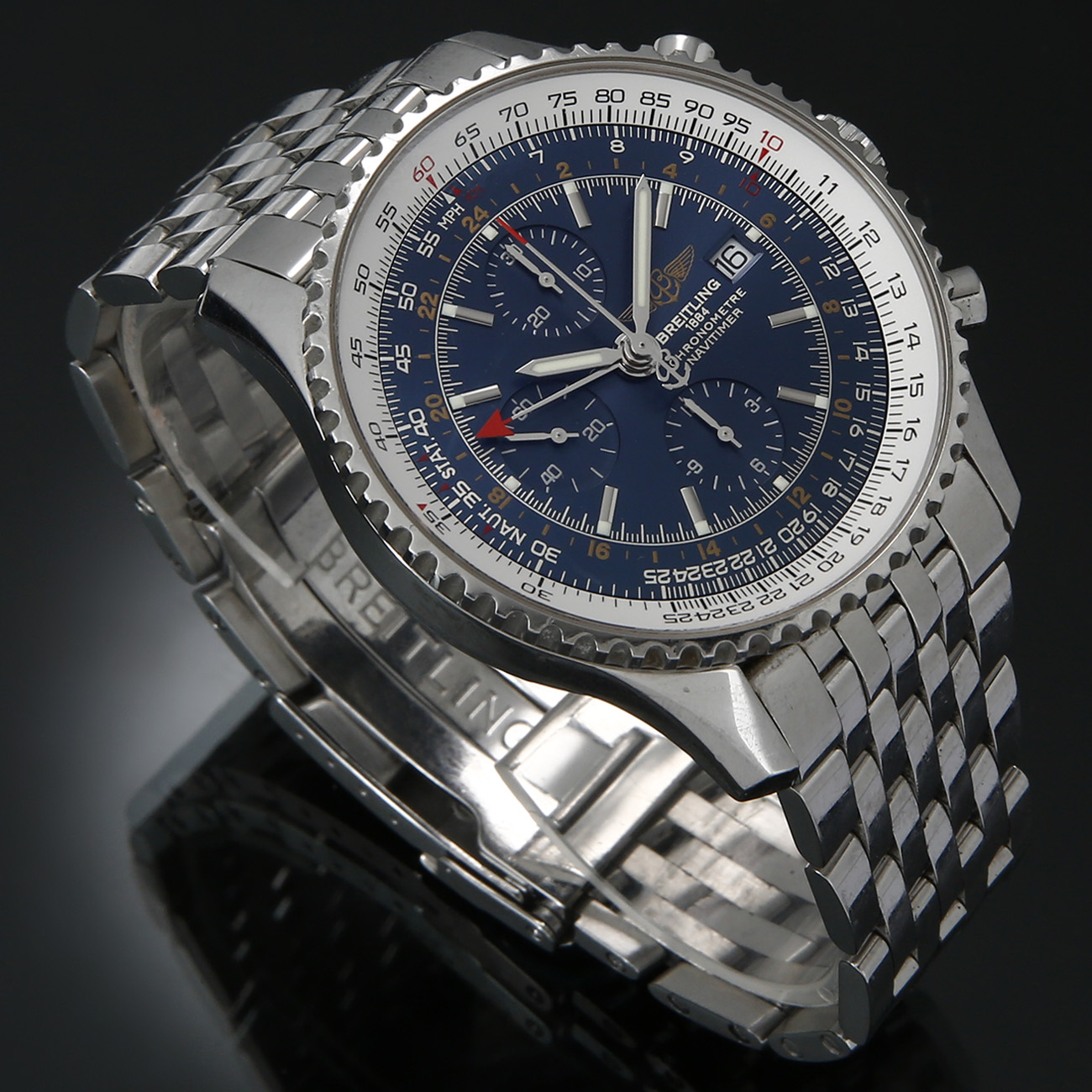 BREITLING(USED)브라이틀링 네비타이머 월드 A2432212