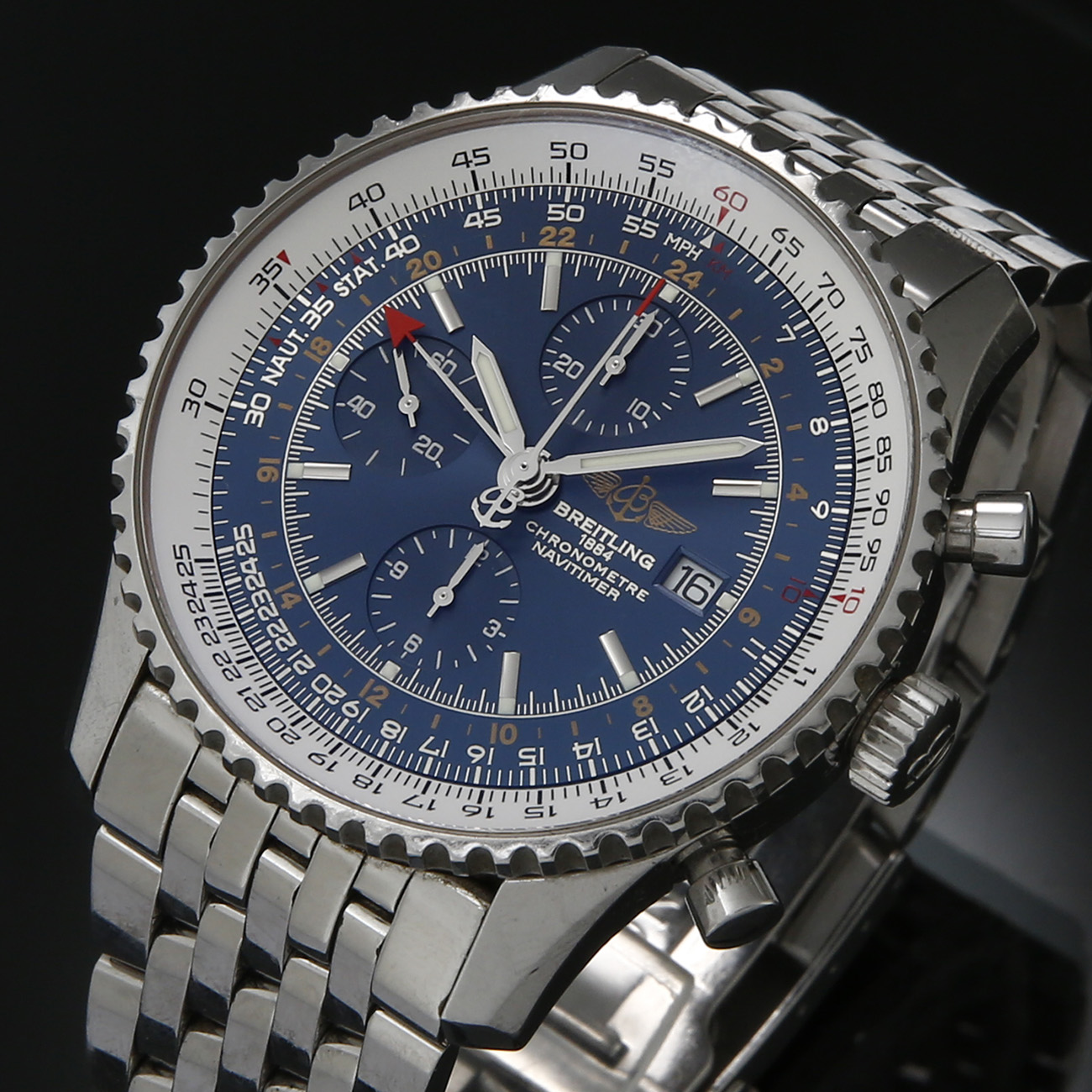 BREITLING(USED)브라이틀링 네비타이머 월드 A2432212