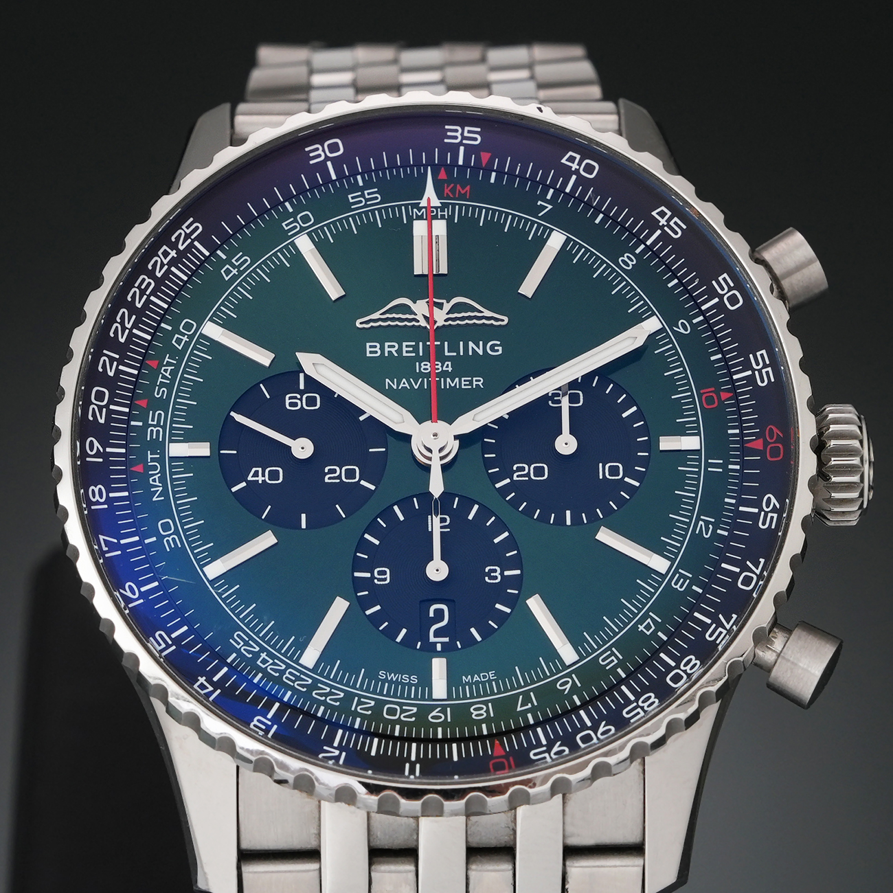 BREITLING(USED)브라이틀링 AB0137 내비타이머 B01 크로노그래프 46