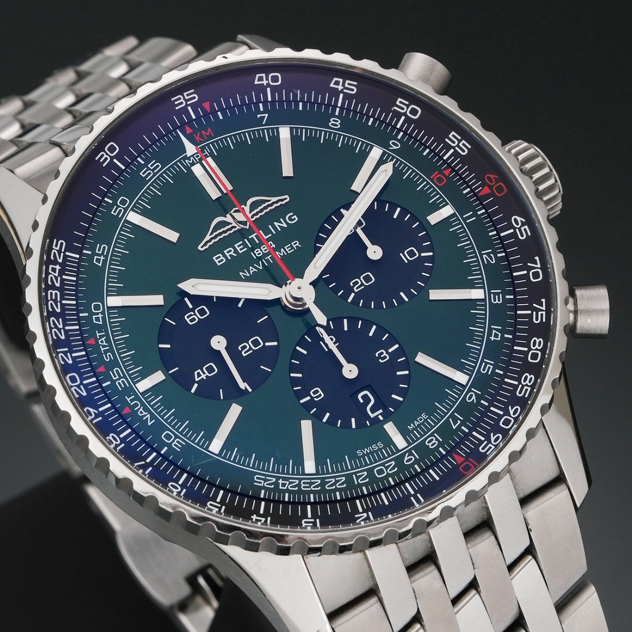 BREITLING(USED)브라이틀링 AB0137 내비타이머 B01 크로노그래프 46