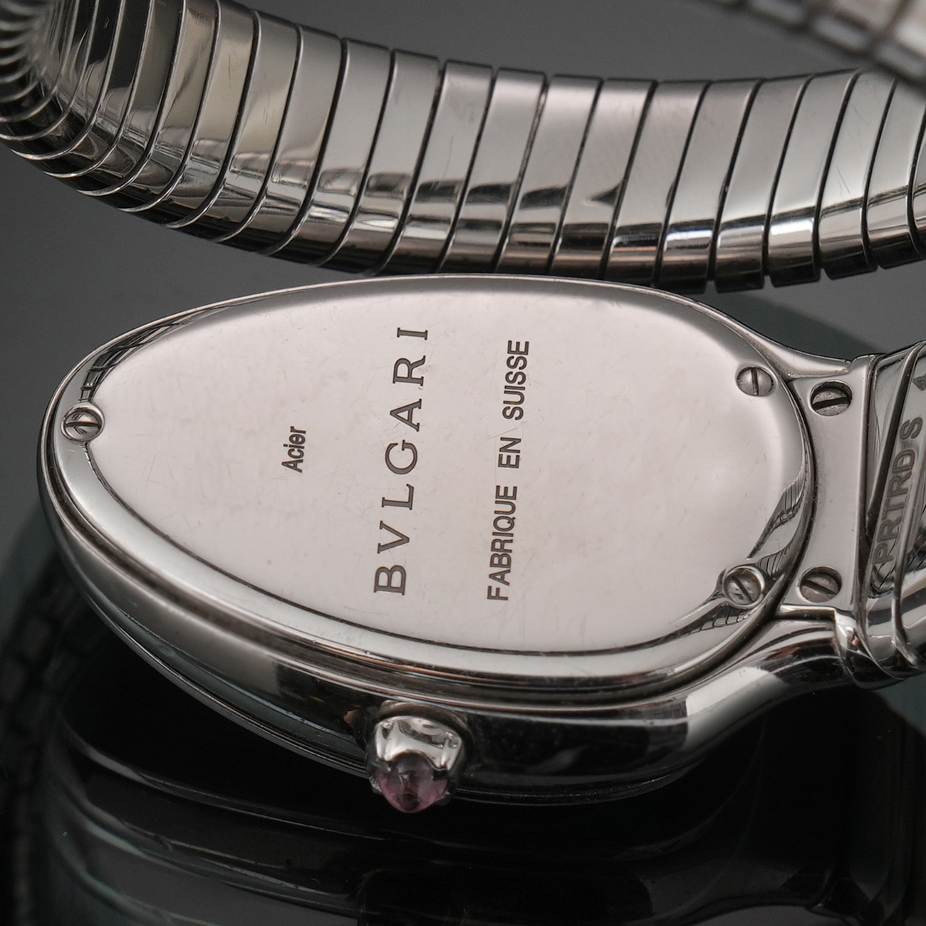 BVLGARI(USED)불가리 세르펜티 투보가스 스틸 쿼크 워치 # S