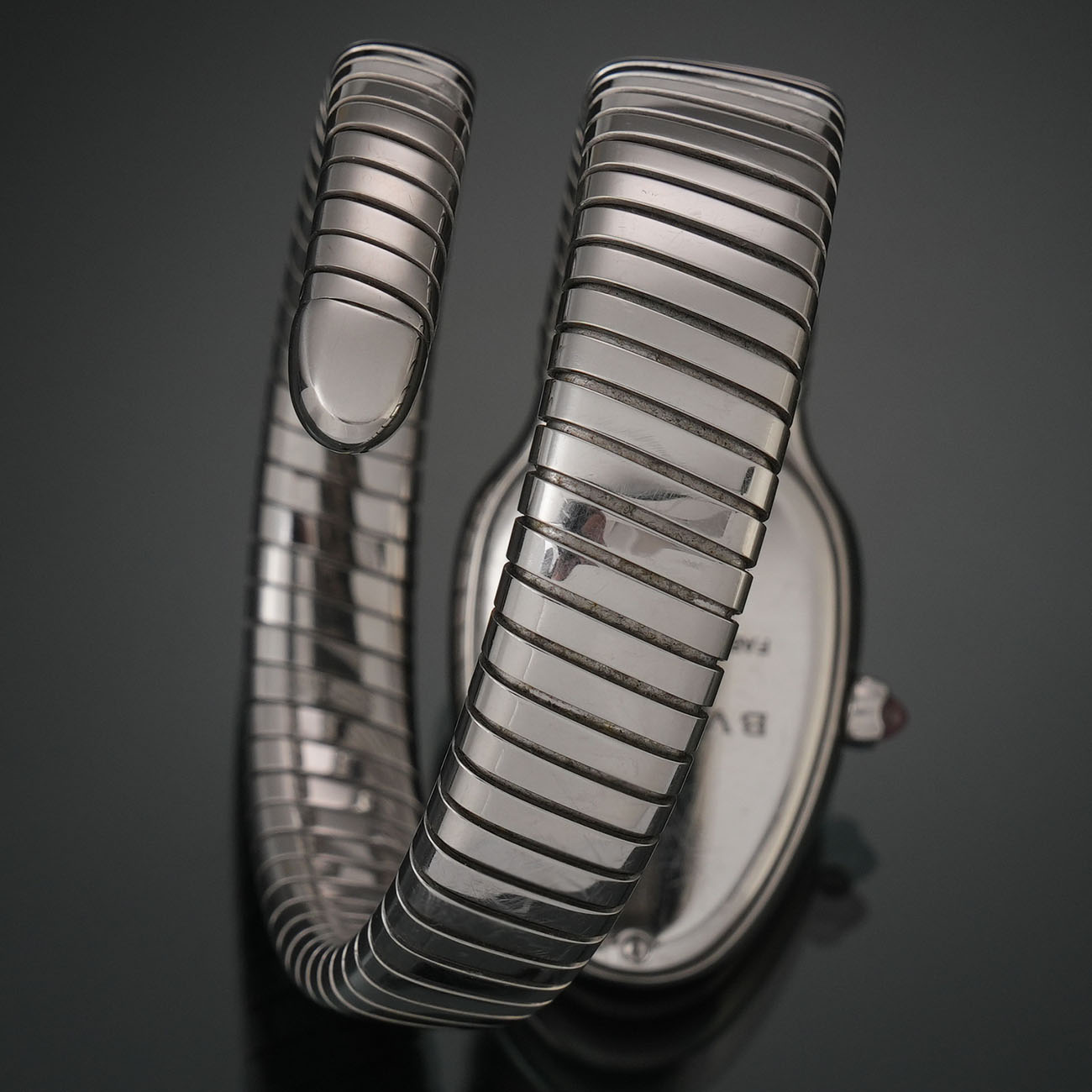 BVLGARI(USED)불가리 세르펜티 투보가스 스틸 쿼크 워치 # S