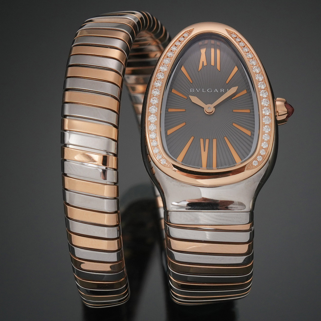 BVLGARI(USED)불가리 102681 다이아 베젤 세르펜티 투보가스 콤비 워치