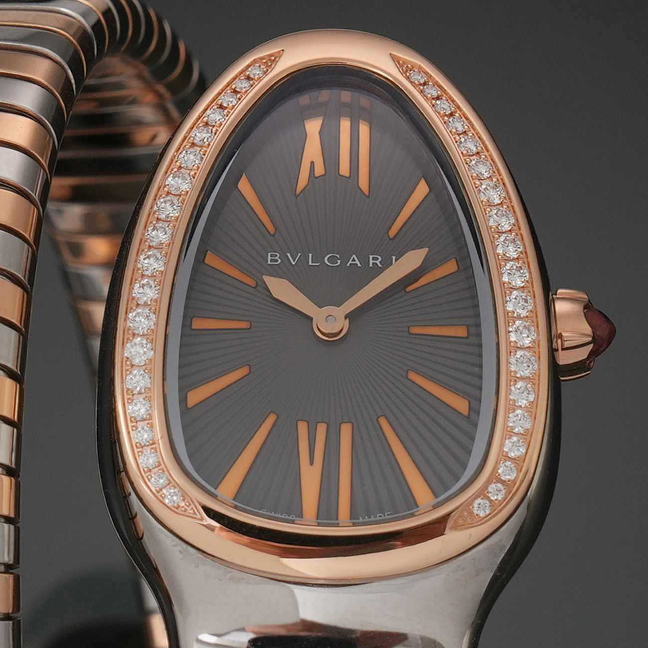 BVLGARI(USED)불가리 102681 다이아 베젤 세르펜티 투보가스 콤비 워치
