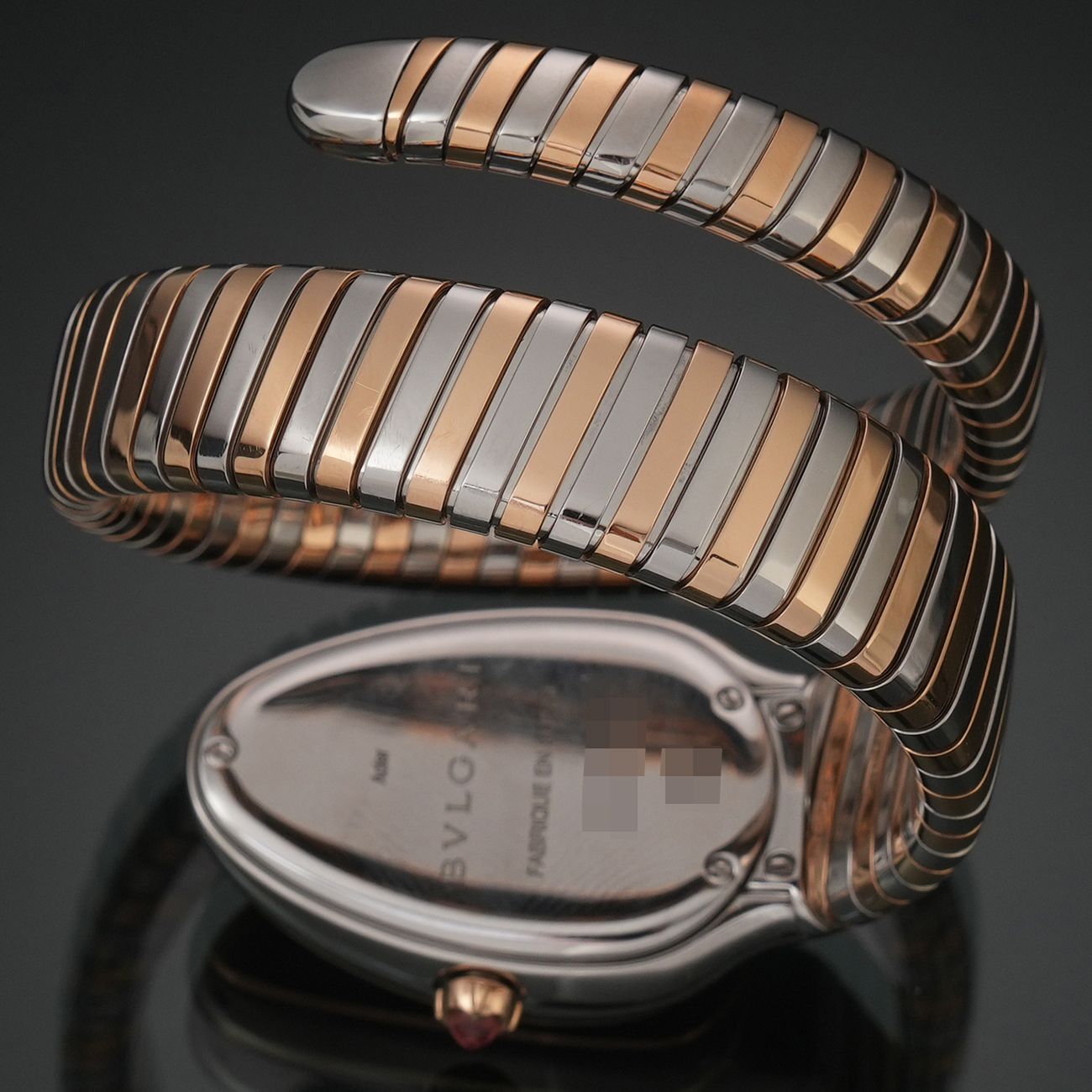 BVLGARI(USED)불가리 102681 다이아 베젤 세르펜티 투보가스 콤비 워치
