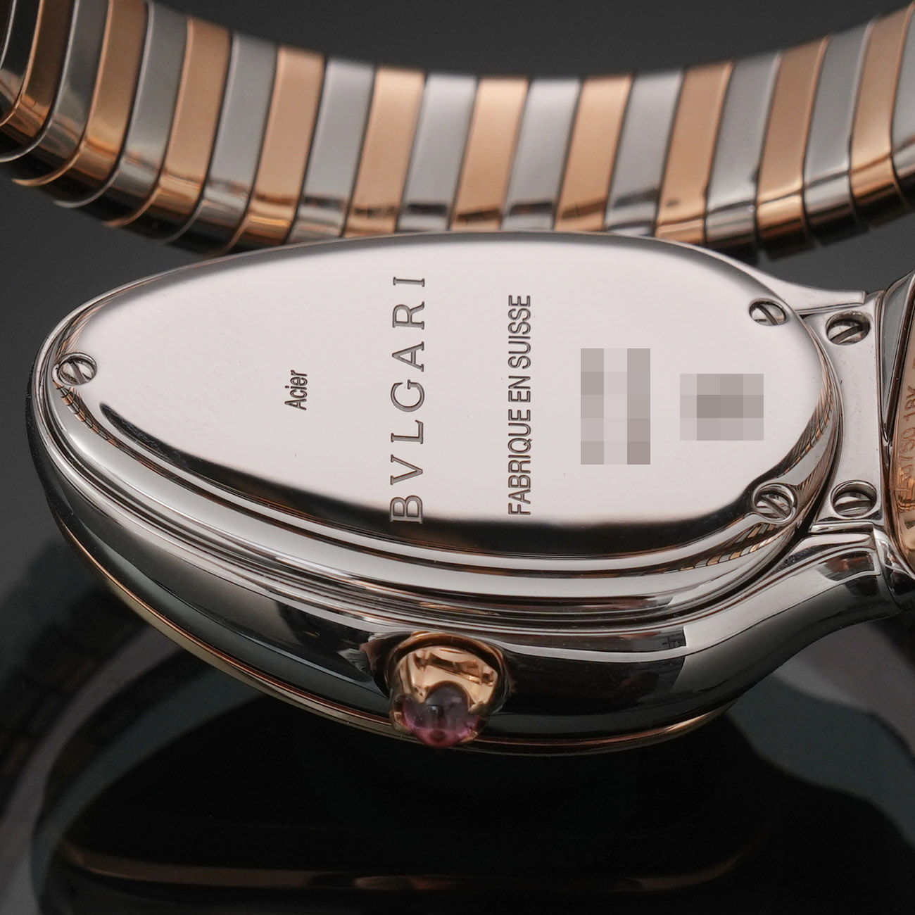 BVLGARI(USED)불가리 102681 다이아 베젤 세르펜티 투보가스 콤비 워치