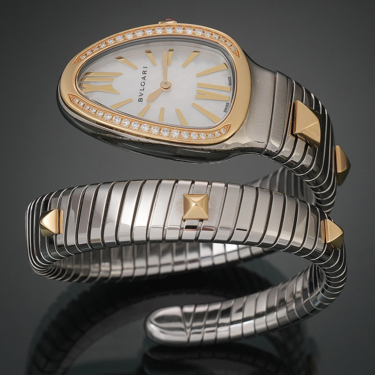 BVLGARI(USED)불가리 104301 세르펜티 투보가스 콤비 워치