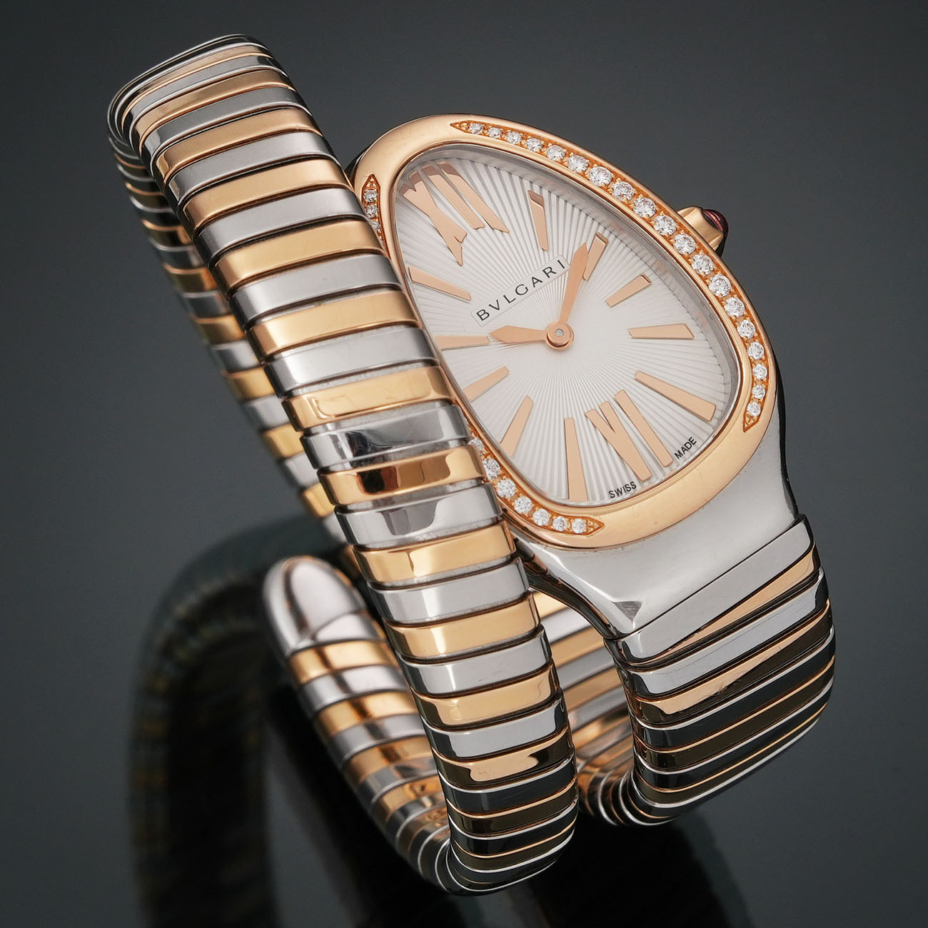 BVLGARI(USED)불가리 투보가스 다이아 워치