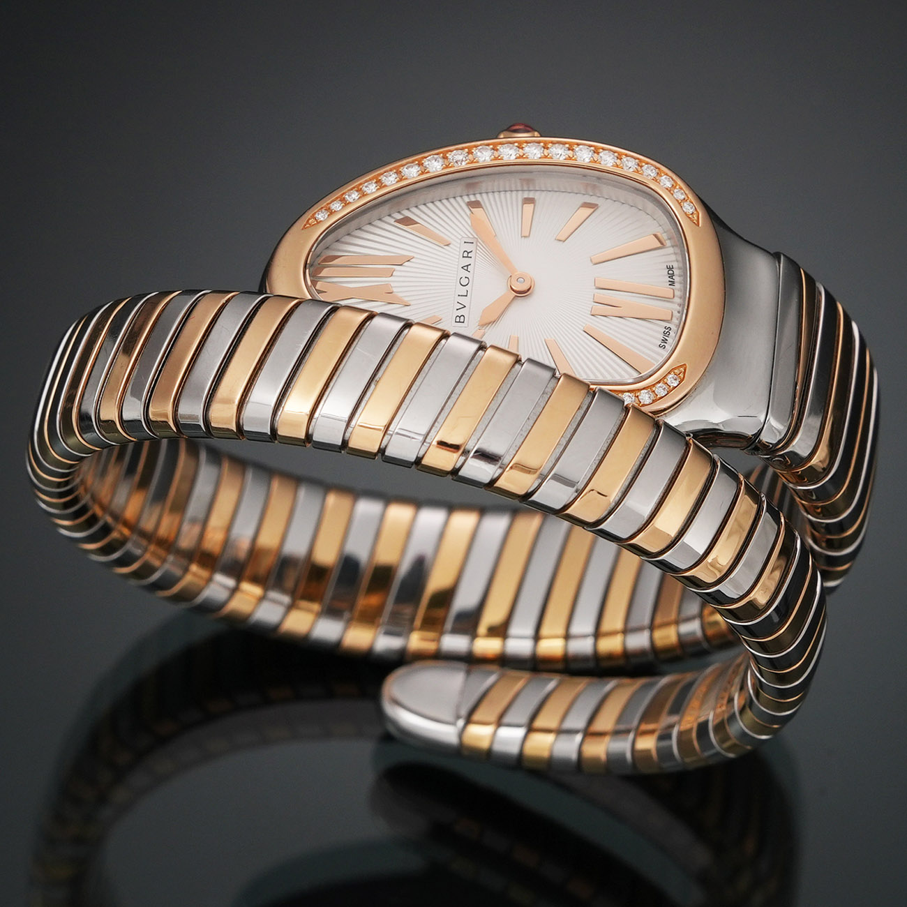 BVLGARI(USED)불가리 투보가스 다이아 워치