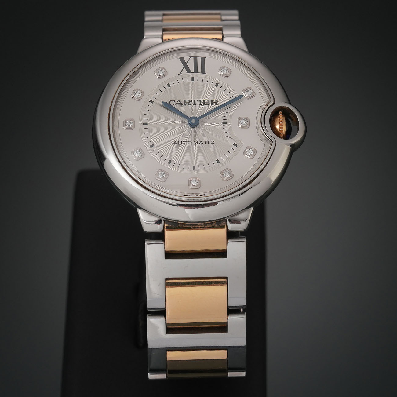 CARTIER(USED)까르띠에 WE902031 발롱 블루 콤비 오토매틱 36mm