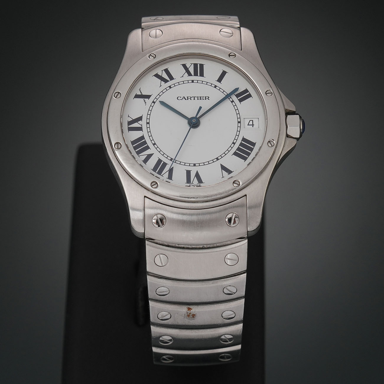 CARTIER(USED)까르띠에 산토스 롱드 라지 W20026K1