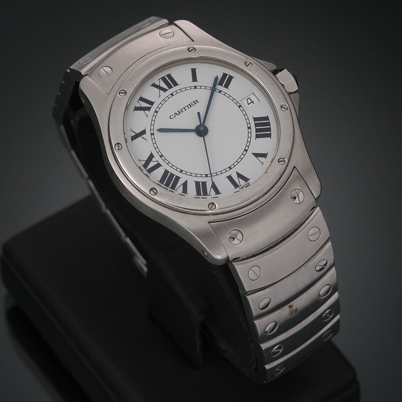 CARTIER(USED)까르띠에 산토스 롱드 라지 W20026K1