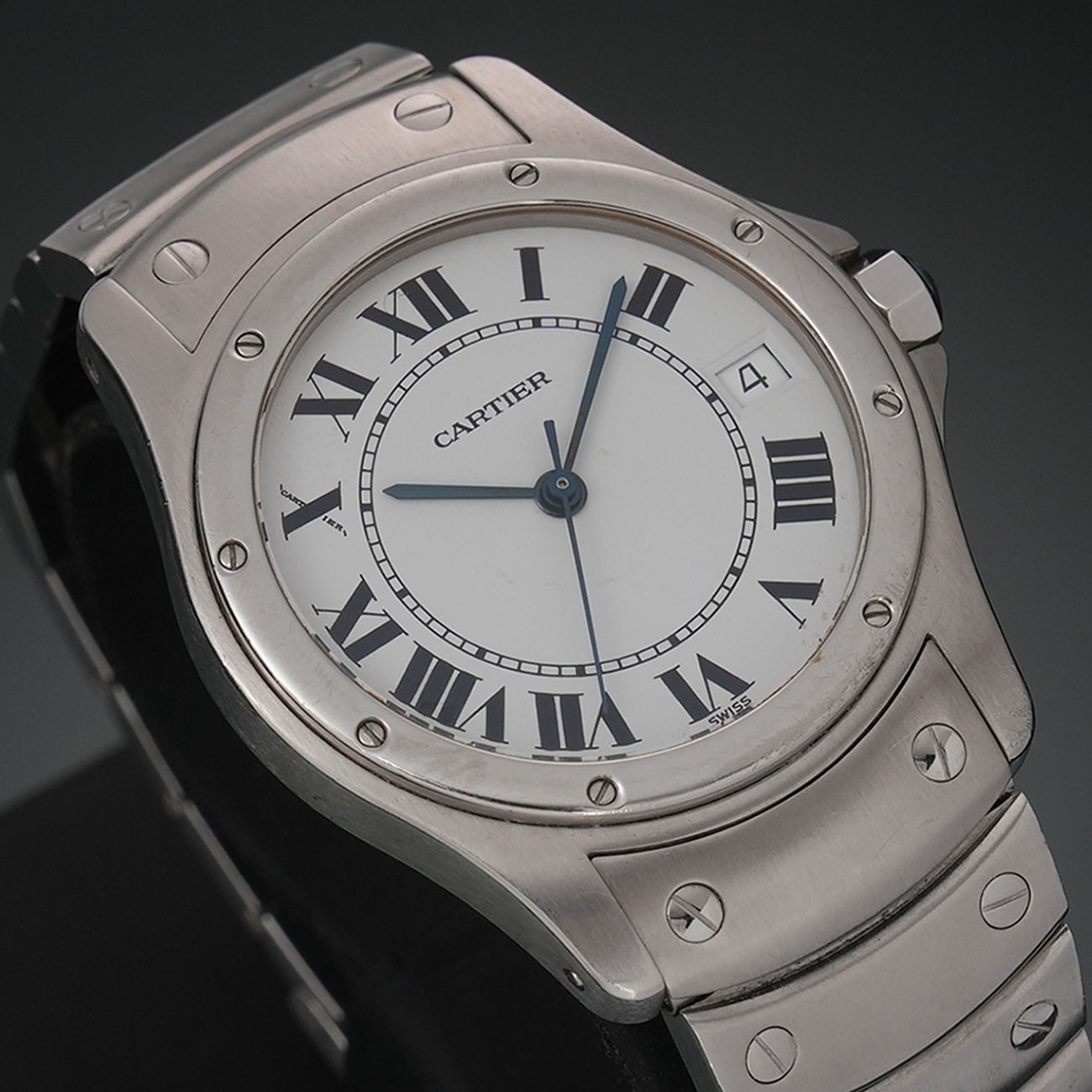 CARTIER(USED)까르띠에 산토스 롱드 라지 W20026K1