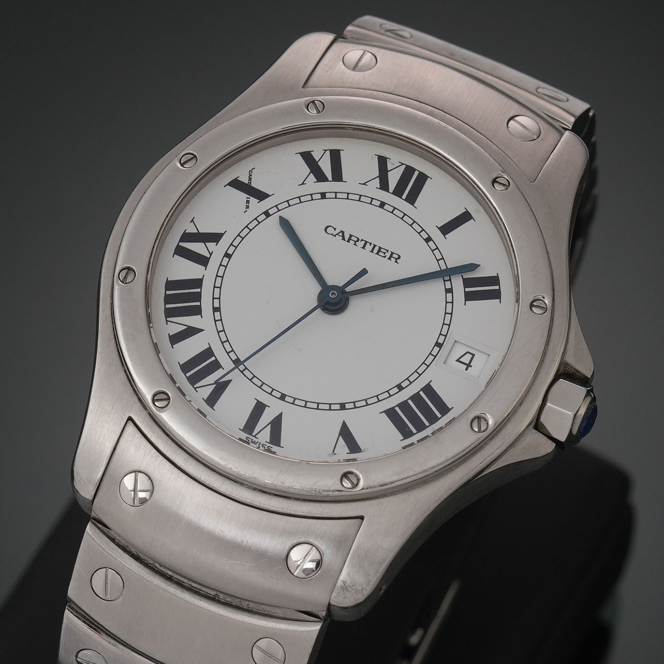 CARTIER(USED)까르띠에 산토스 롱드 라지 W20026K1