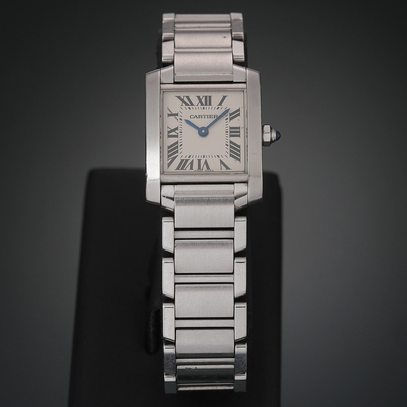 CARTIER(USED)까르띠에 탱크 프랑세즈 스틸 스몰 W51008Q3