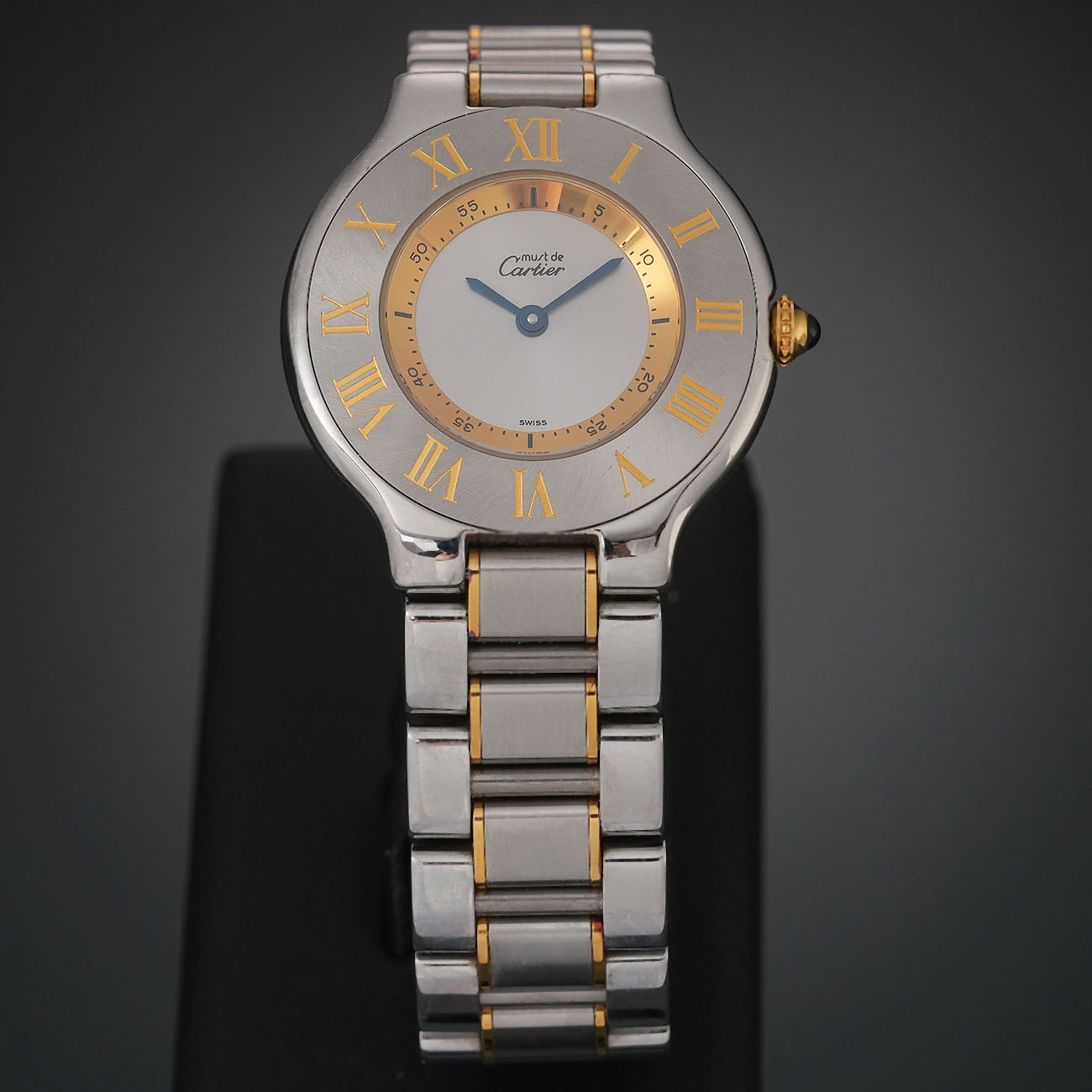 CARTIER(USED)까르띠에 W10072R6 21 머스트 드 까르띠에 라지 워치
