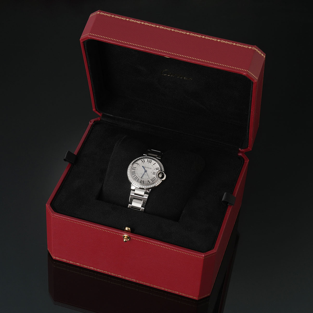 CARTIER(USED)까르띠에 발롱블루 33 W4BB0023