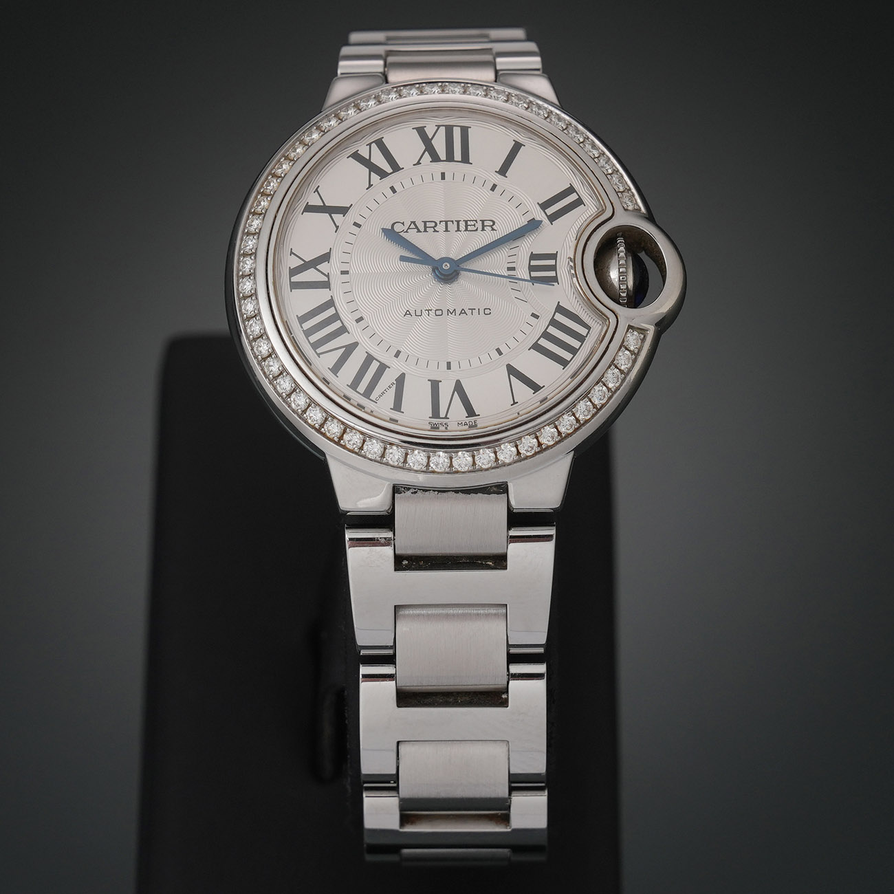 CARTIER(USED)까르띠에 발롱블루 33 스틸 다이아베젤