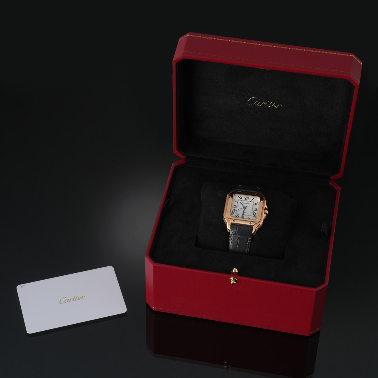 CARTIER(USED)까르띠에 산토스 드 까르띠에 미듐 오토