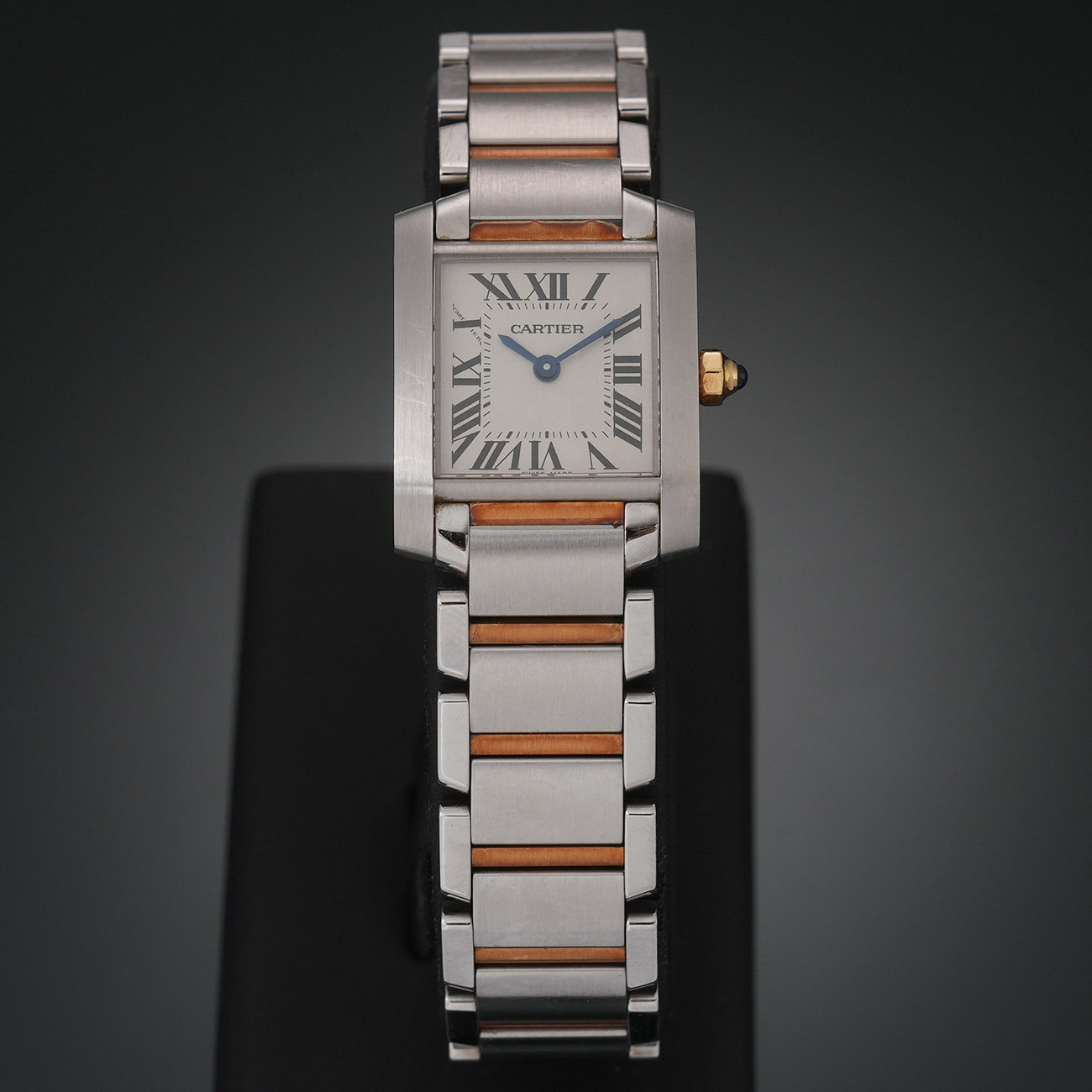 CARTIER(USED)까르띠에 탱크 프랑세즈 스몰 콤비 W51007Q4
