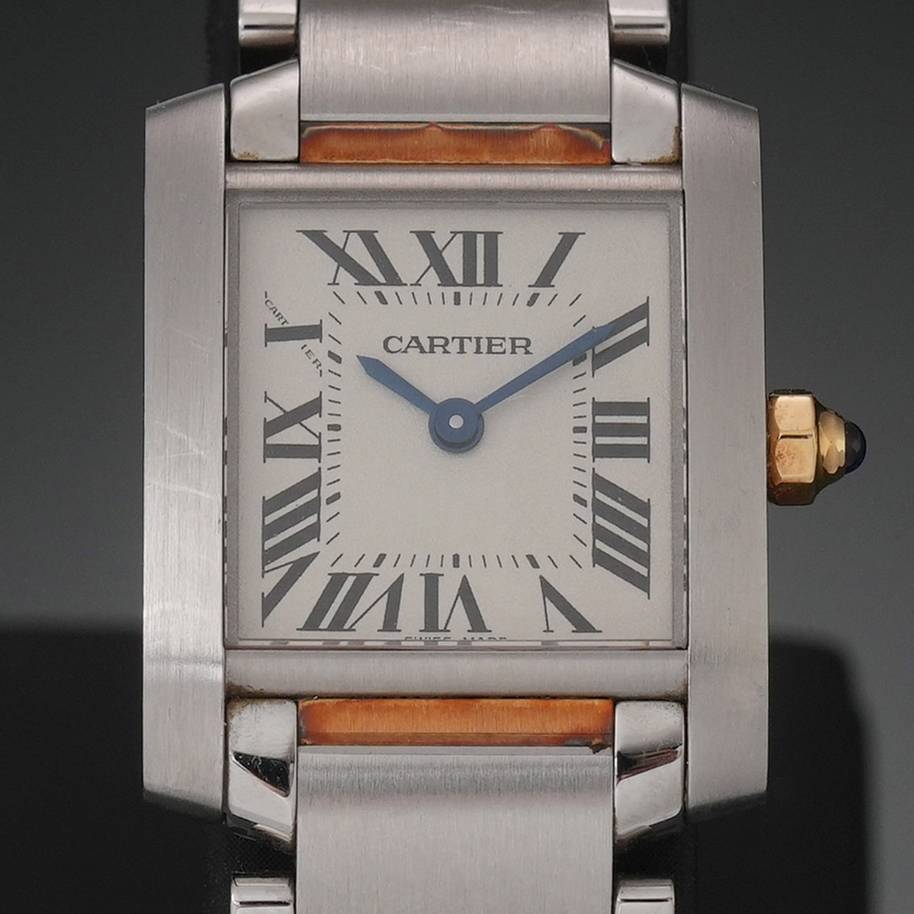 CARTIER(USED)까르띠에 탱크 프랑세즈 스몰 콤비 W51007Q4