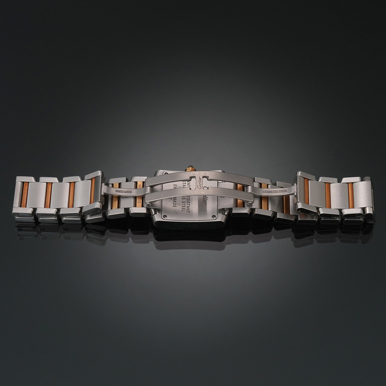 CARTIER(USED)까르띠에 탱크 프랑세즈 스몰 콤비 W51007Q4