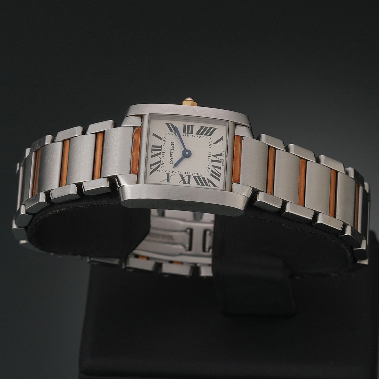 CARTIER(USED)까르띠에 탱크 프랑세즈 스몰 콤비 W51007Q4