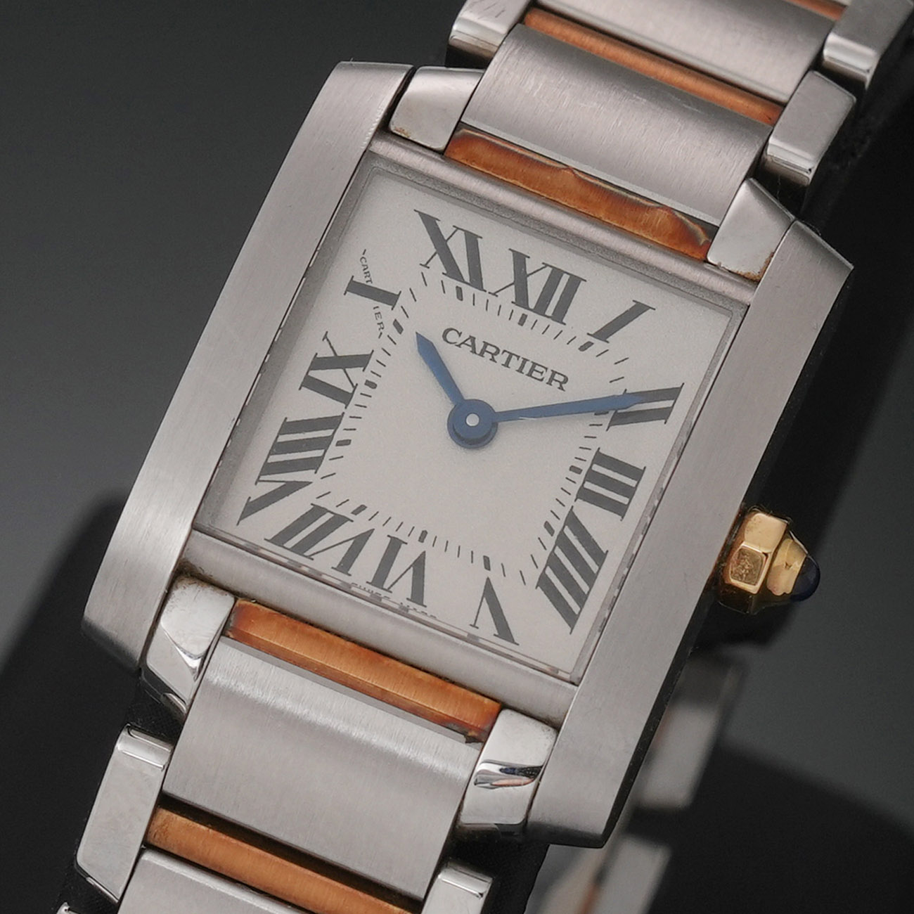 CARTIER(USED)까르띠에 탱크 프랑세즈 스몰 콤비 W51007Q4