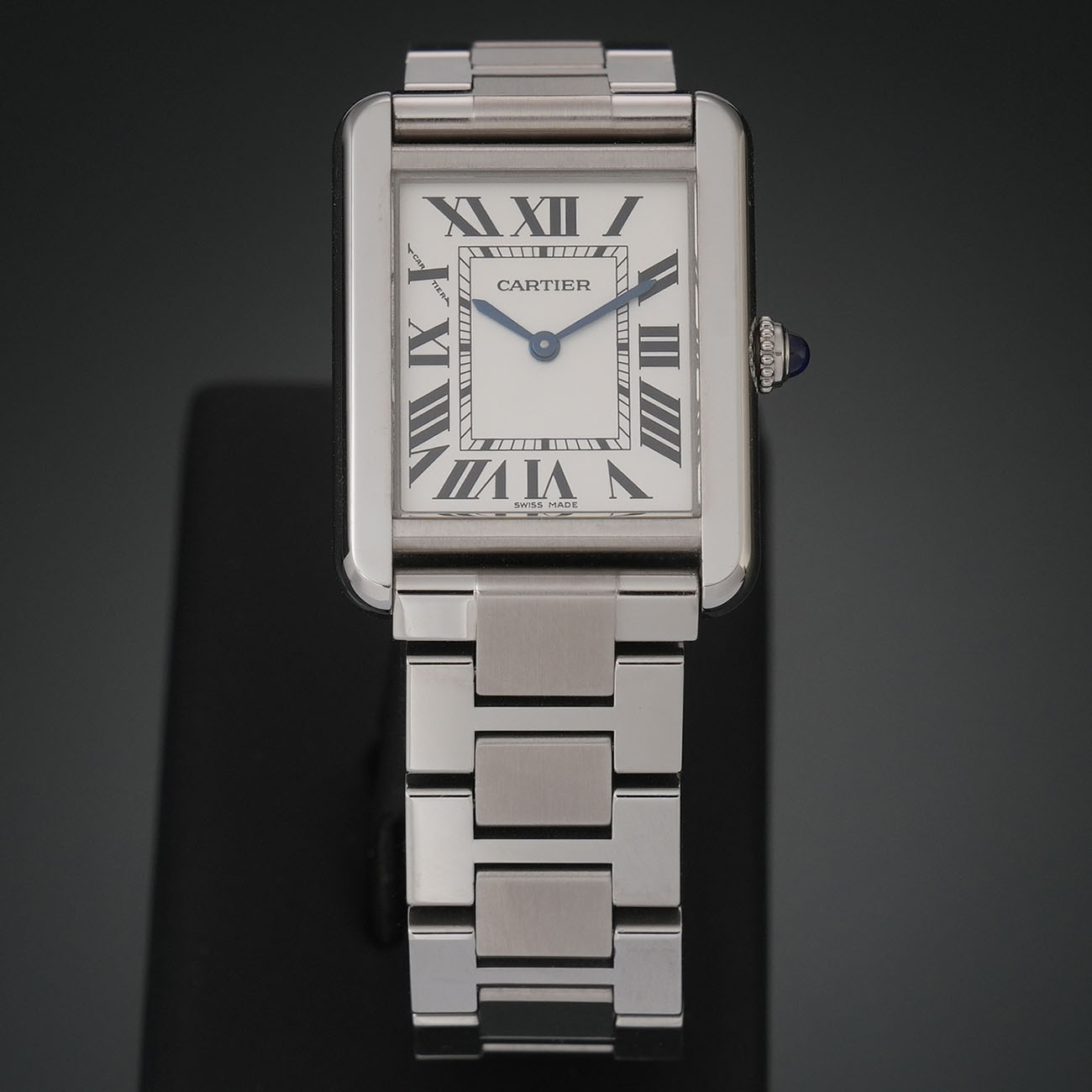 CARTIER(USED)까르띠에 탱크 솔로 스몰 스틸 W5200013