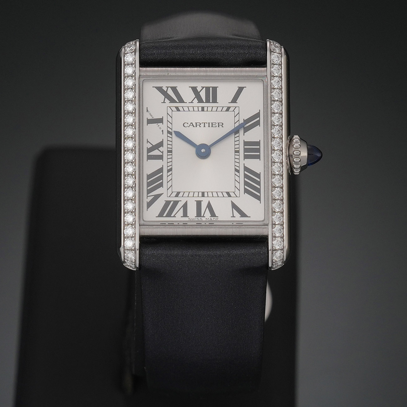 CARTIER(USED)까르띠에 탱크 머스트 다이아베젤 W4TA0016