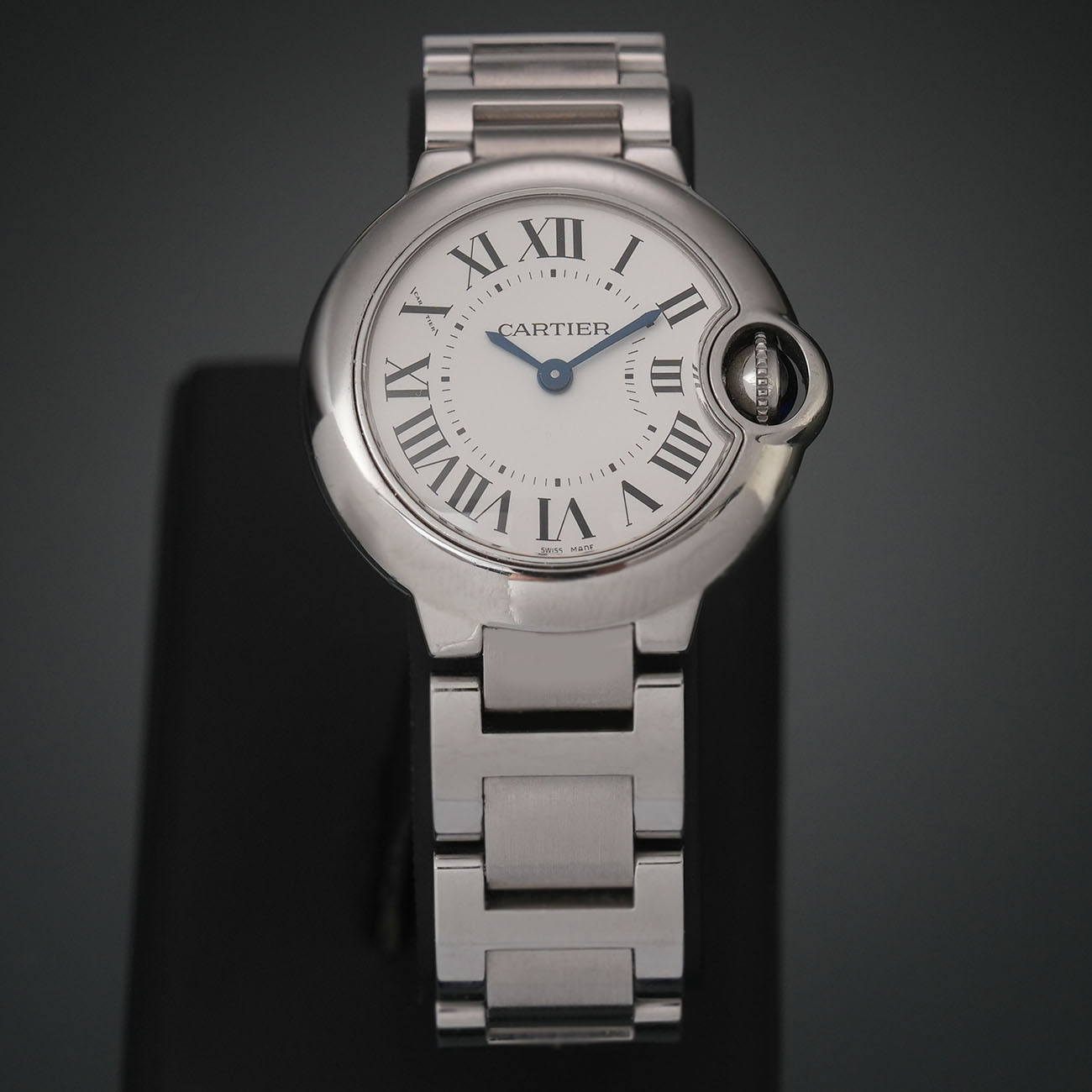 CARTIER(USED)까르띠에 발롱블루 28 쿼츠 W69010Z4