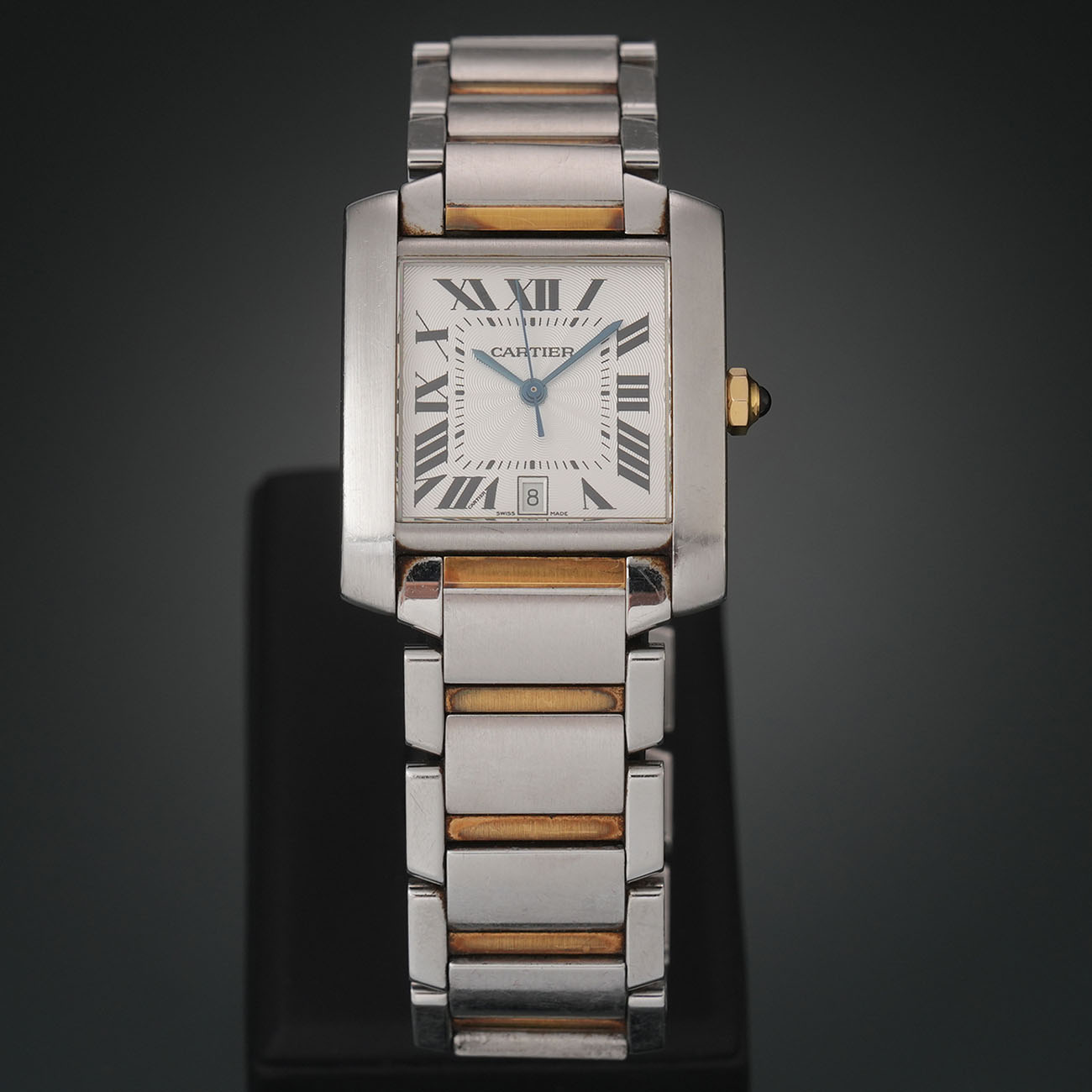 CARTIER(USED)까르띠에 탱크 프랑세즈 콤비 오토 라지 W51005Q4