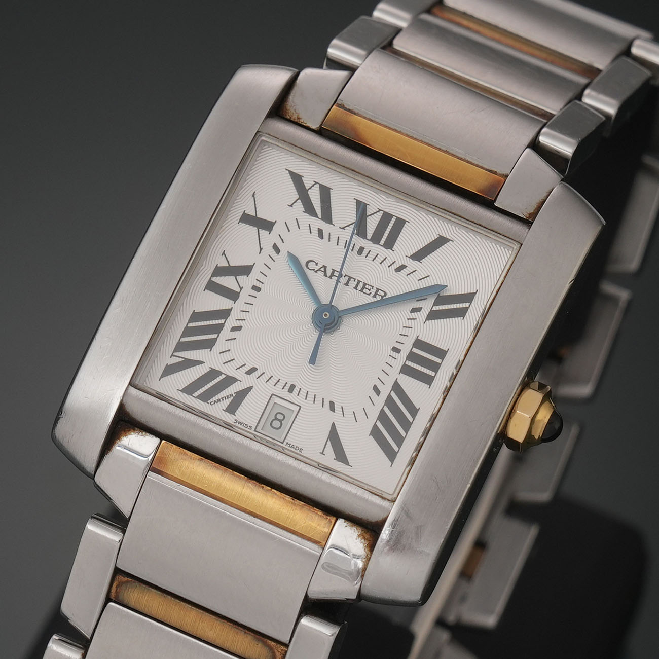 CARTIER(USED)까르띠에 탱크 프랑세즈 콤비 오토 라지 W51005Q4