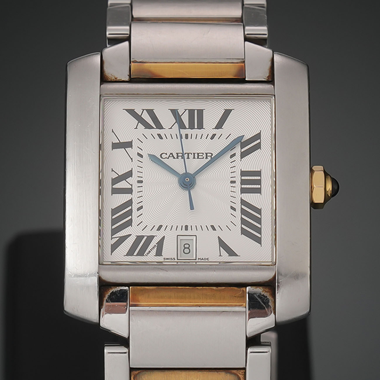 CARTIER(USED)까르띠에 탱크 프랑세즈 콤비 오토 라지 W51005Q4