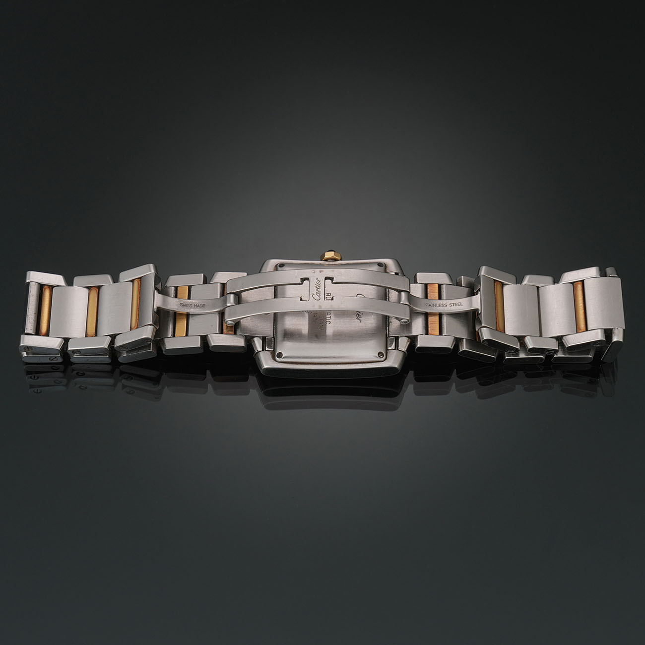 CARTIER(USED)까르띠에 탱크 프랑세즈 콤비 오토 라지 W51005Q4