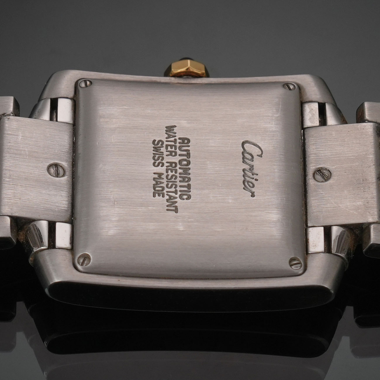 CARTIER(USED)까르띠에 탱크 프랑세즈 콤비 오토 라지