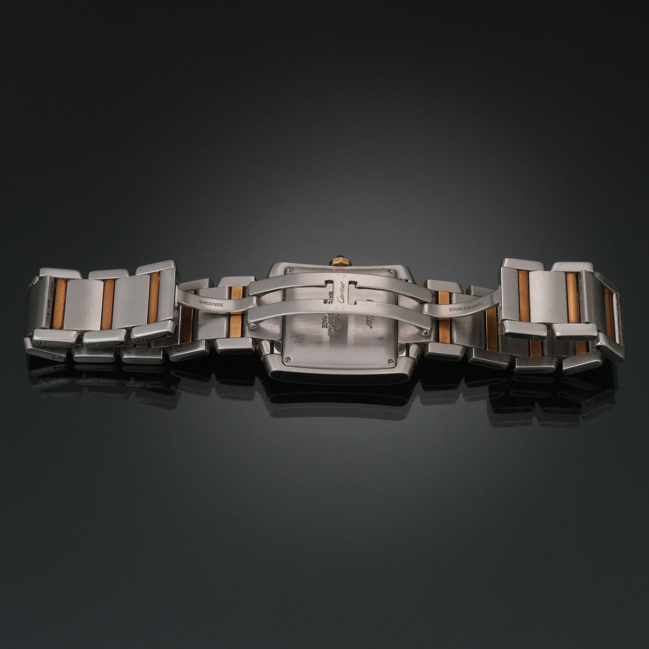 CARTIER(USED)까르띠에 탱크 프랑세즈 콤비 오토 라지
