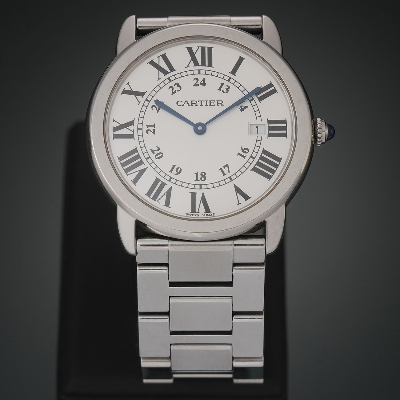 CARTIER(USED)까르띠에 롱드 솔로 스틸 쿼츠 36mm