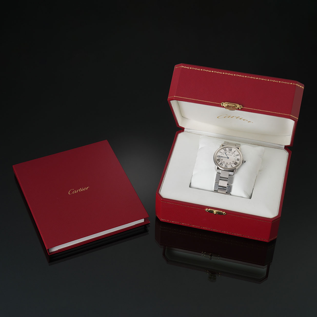 CARTIER(USED)까르띠에 롱드 솔로 스틸 쿼츠 36mm
