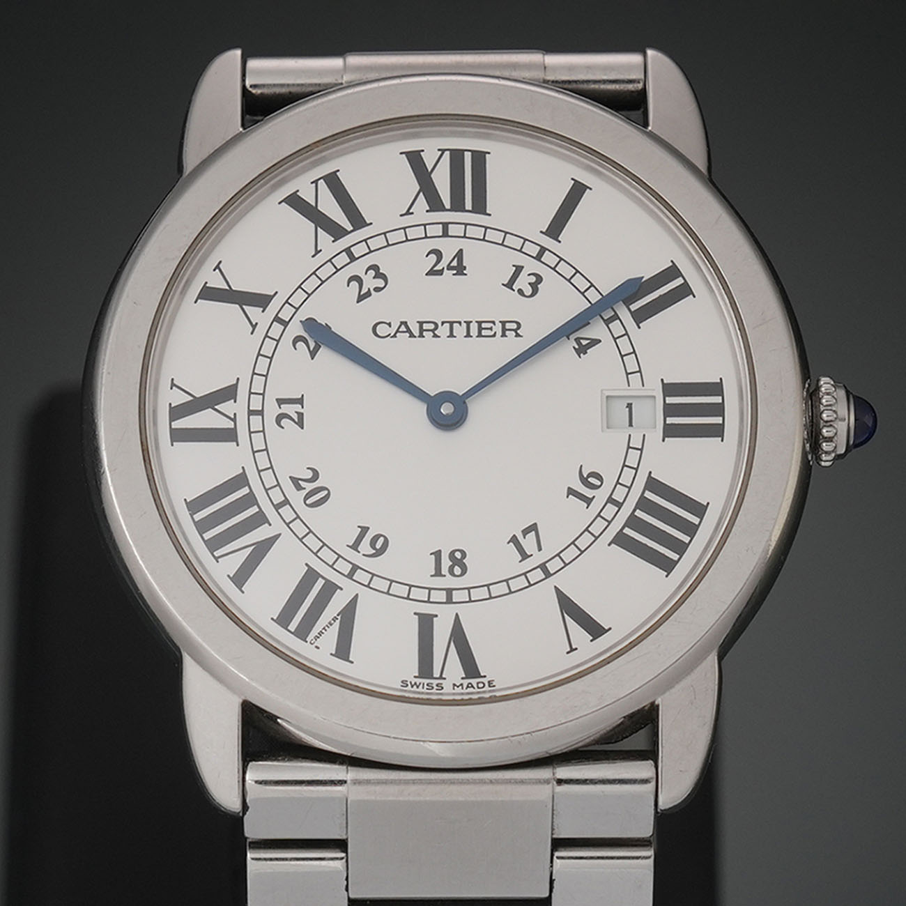 CARTIER(USED)까르띠에 롱드 솔로 스틸 쿼츠 36mm