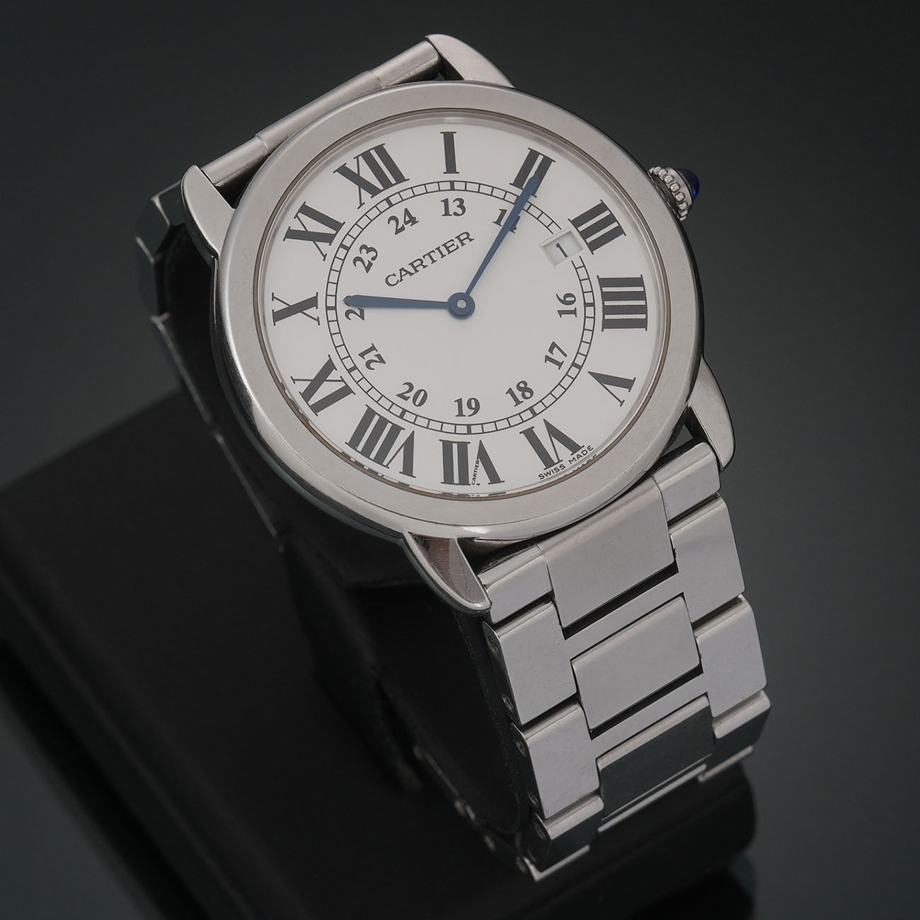 CARTIER(USED)까르띠에 롱드 솔로 스틸 쿼츠 36mm