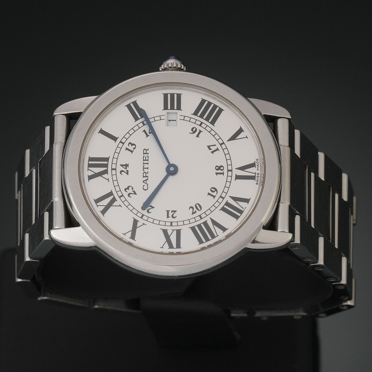 CARTIER(USED)까르띠에 롱드 솔로 스틸 쿼츠 36mm