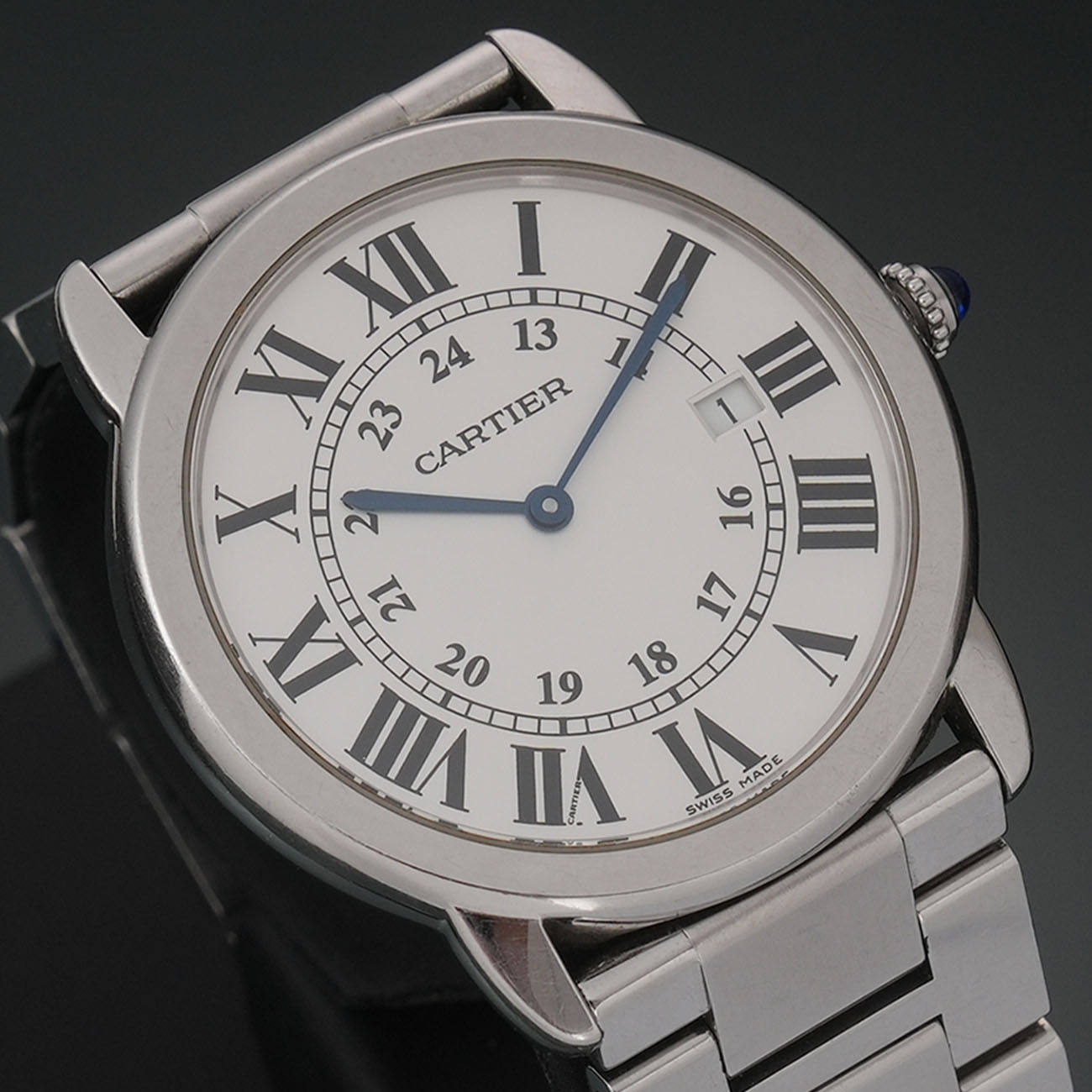 CARTIER(USED)까르띠에 롱드 솔로 스틸 쿼츠 36mm