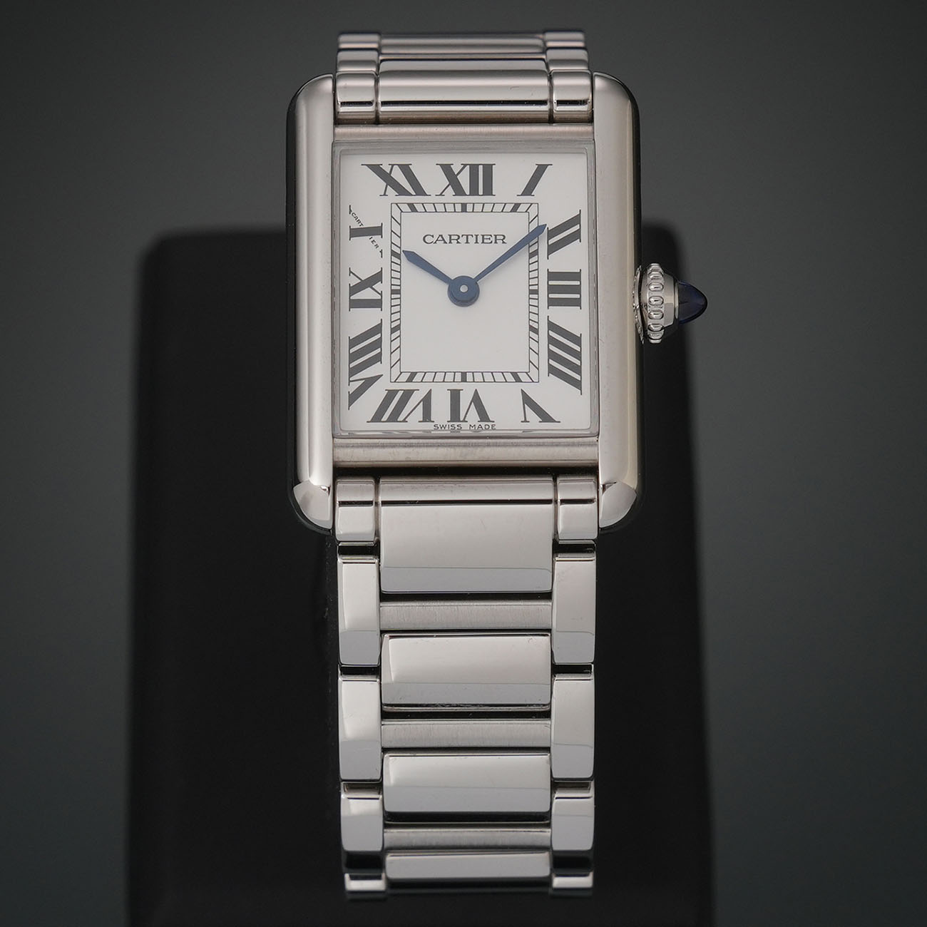 CARTIER(USED)까르띠에 탱크 머스트 스틸 스몰 쿼츠 29.5mm