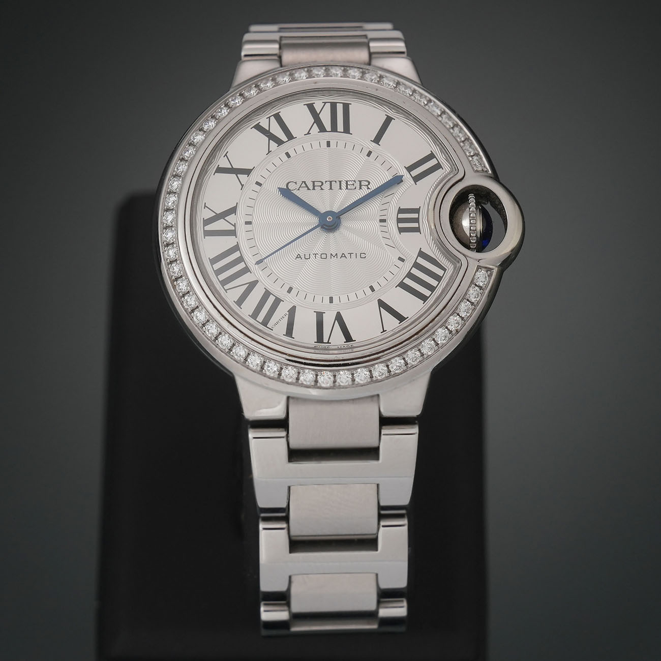 CARTIER(USED)까르띠에 다이아 발롱블루 33 오토 W4BB0023