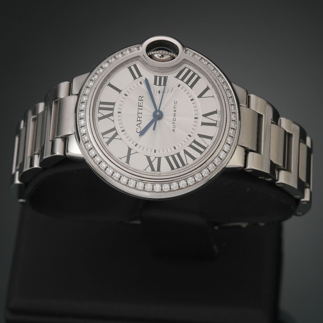 CARTIER(USED)까르띠에 다이아 발롱블루 33 오토 W4BB0023