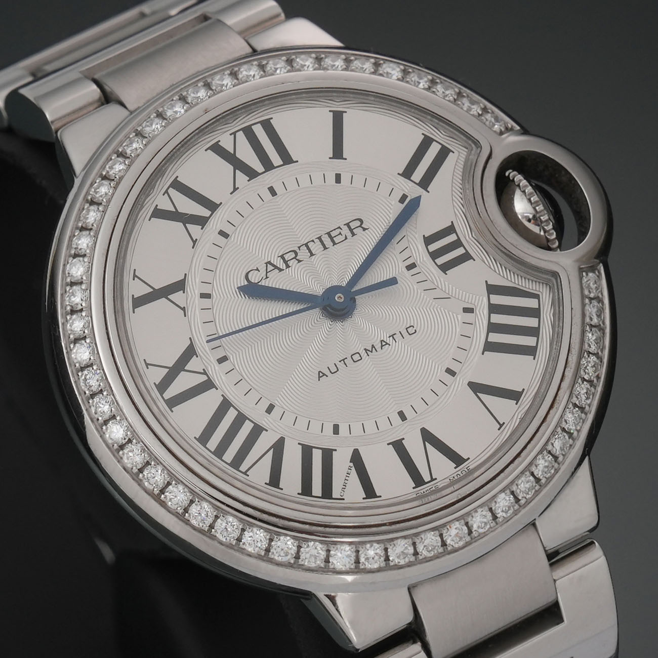 CARTIER(USED)까르띠에 다이아 발롱블루 33 오토 W4BB0023