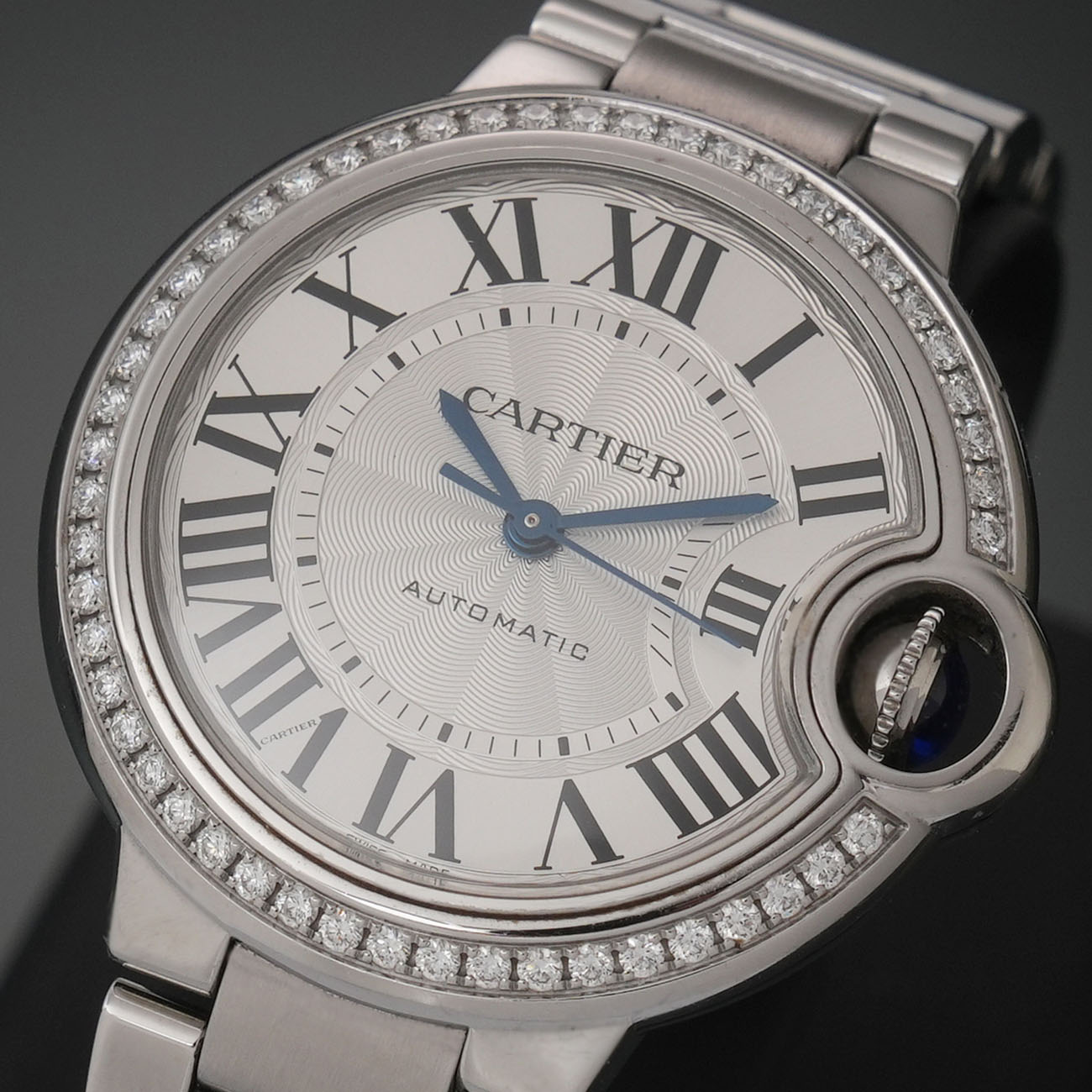 CARTIER(USED)까르띠에 다이아 발롱블루 33 오토 W4BB0023